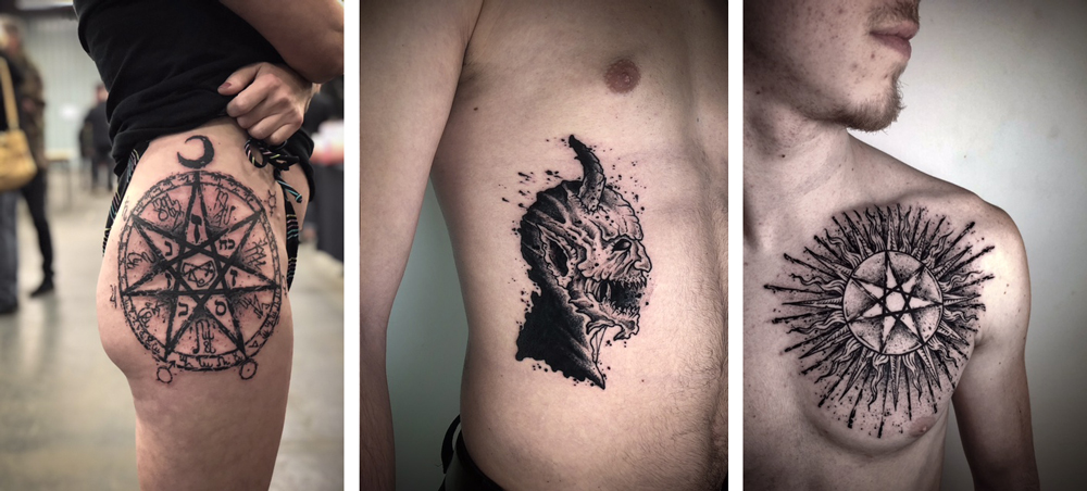Portrait de tatoueur : Marc VOID - tatouages